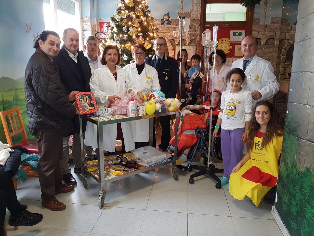 Babbo Natale torna in ospedale a Tradate
