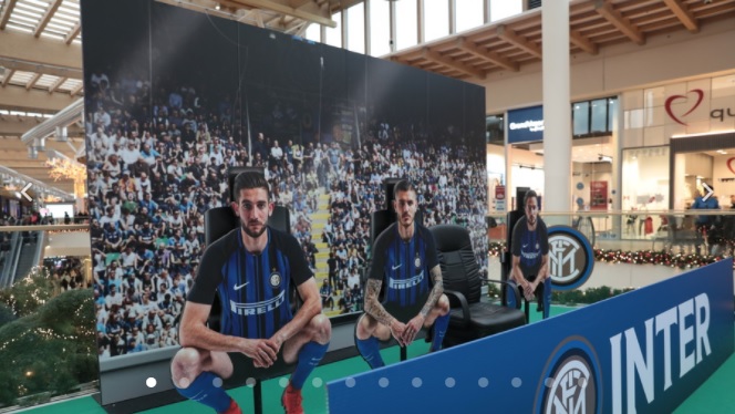Giocatori nerazzurri a “Il Centro”