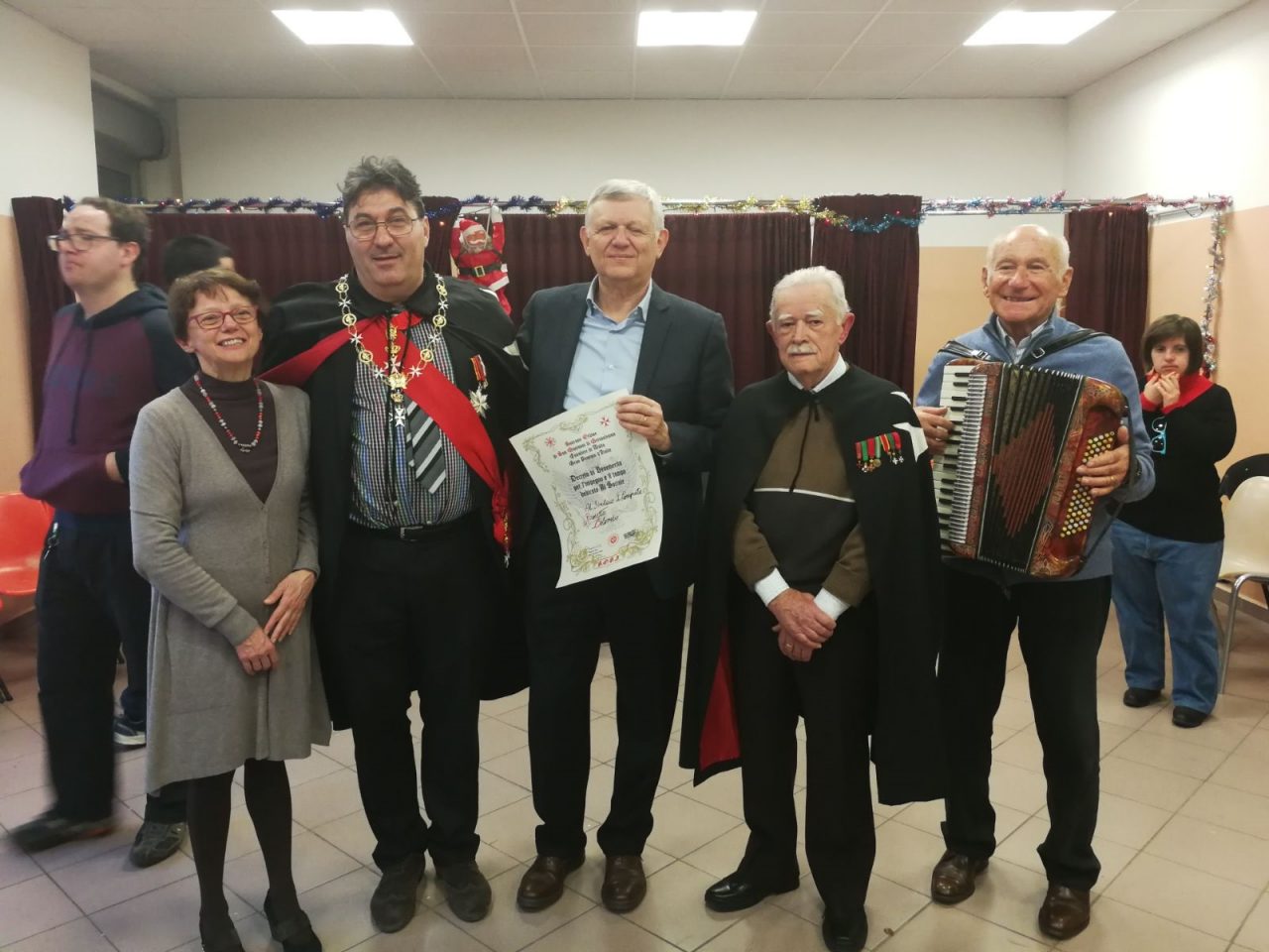 I Cavalieri di Malta premiano i ragazzi disabili di Canegrate