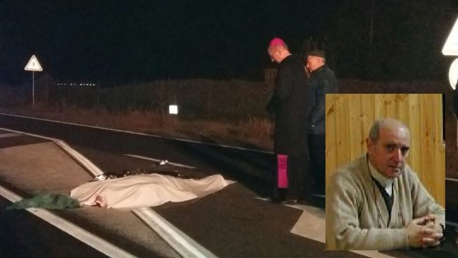 Padre Vito Groppelli investito e ucciso da un’auto FOTO VIDEO