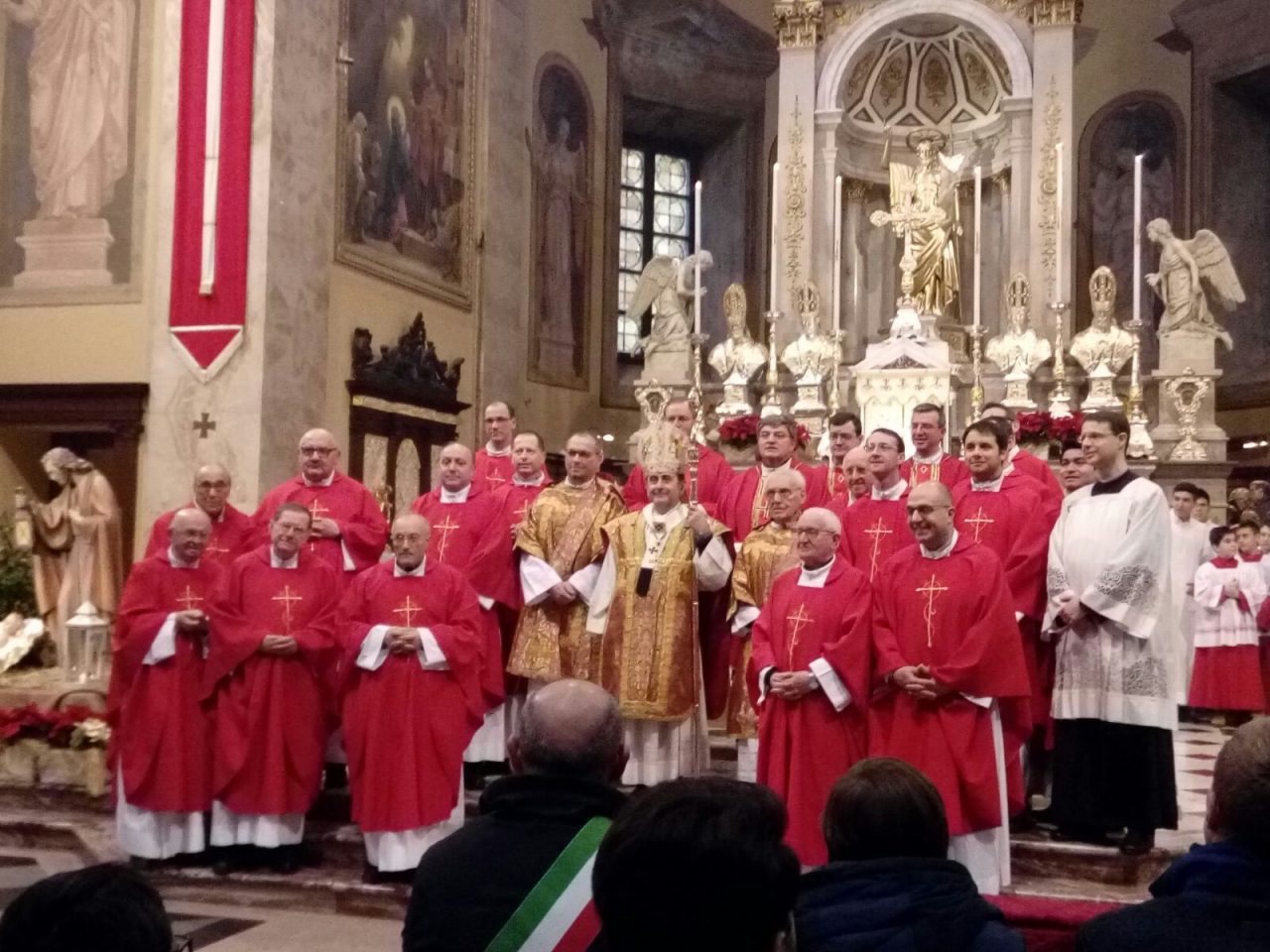 L’arcivescovo Delpini in paese