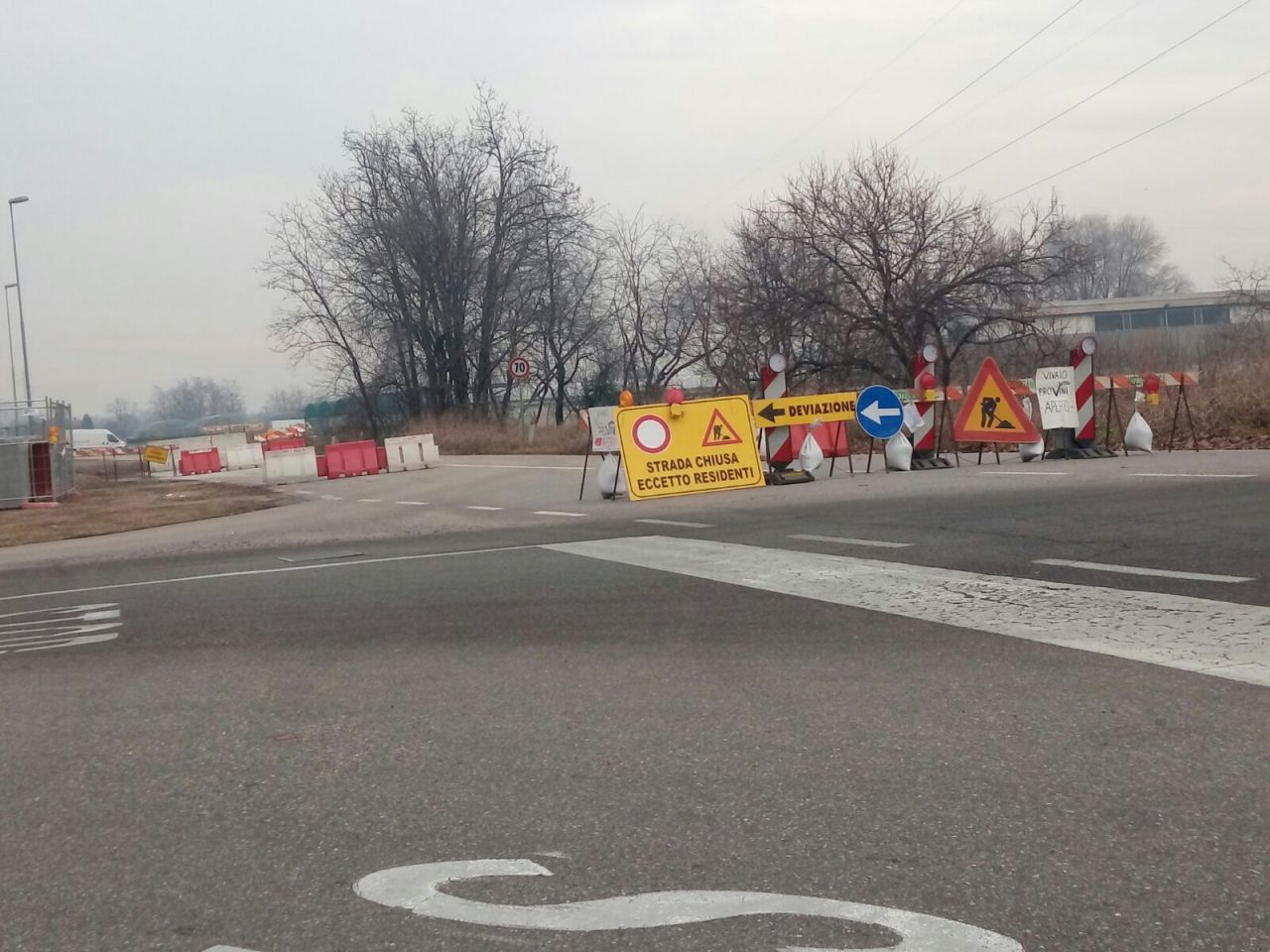 Disagi per i residenti di via San Martino a Parabiago