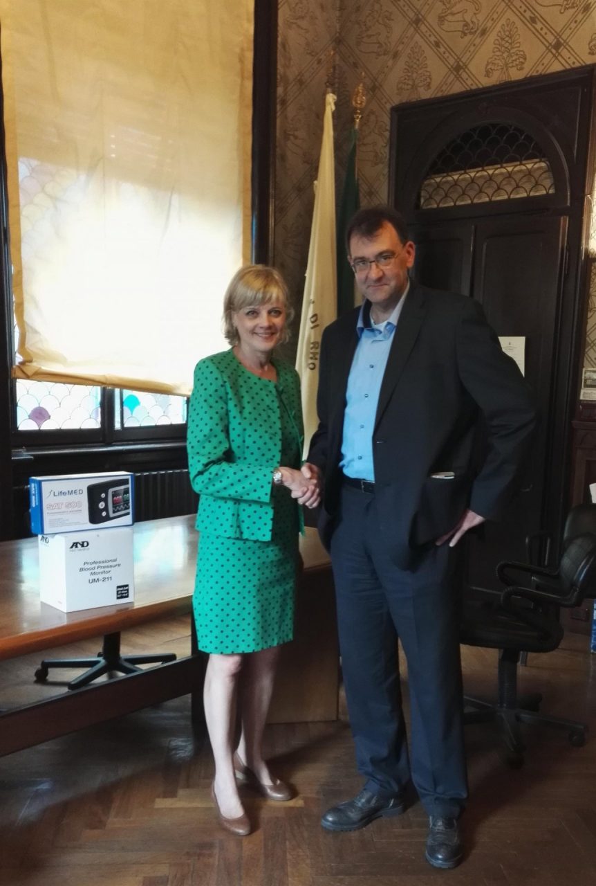 Il Lions Club RhoFiera in pediatria a Rho