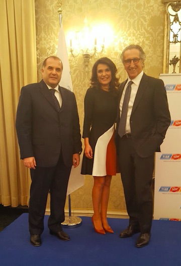 Davide Valia alla premiazione del corpo consolare della Lombardia
