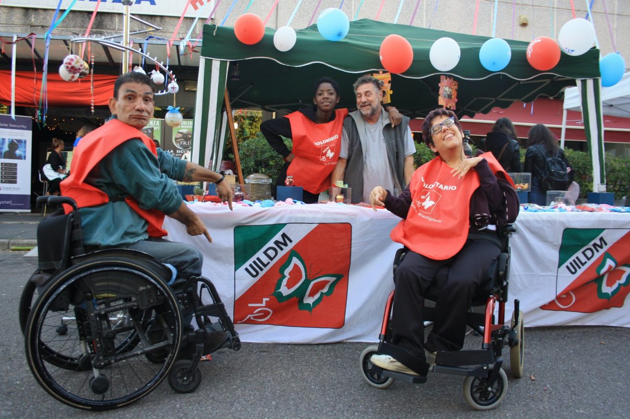 Uildm in piazza per sostenere Telethon