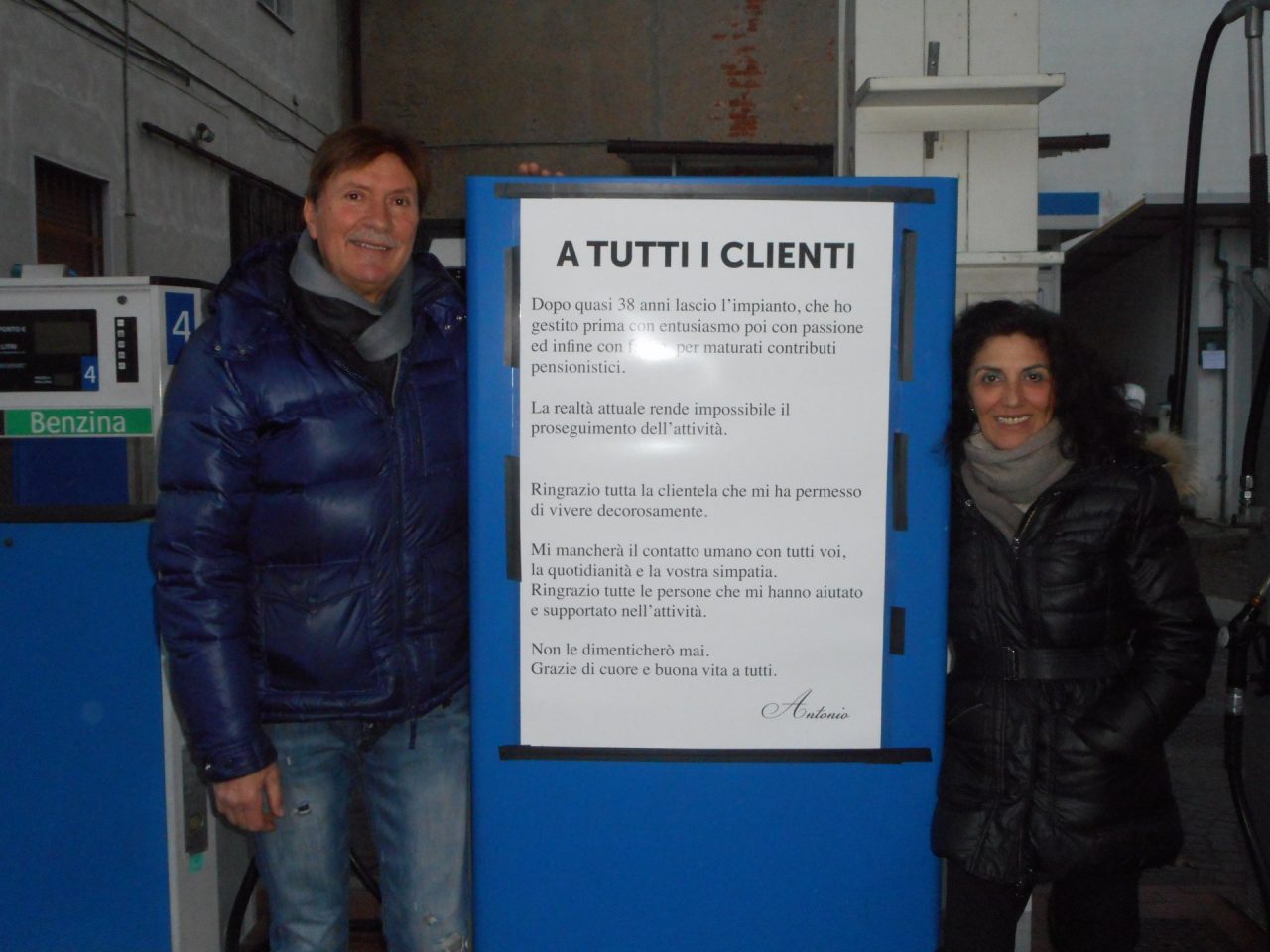 Storico benzinaio chiude dopo 38 anni