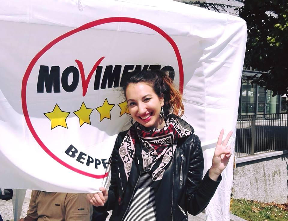 Sarah Giampietro è entrata nelle liste del Movimento 5 Stelle