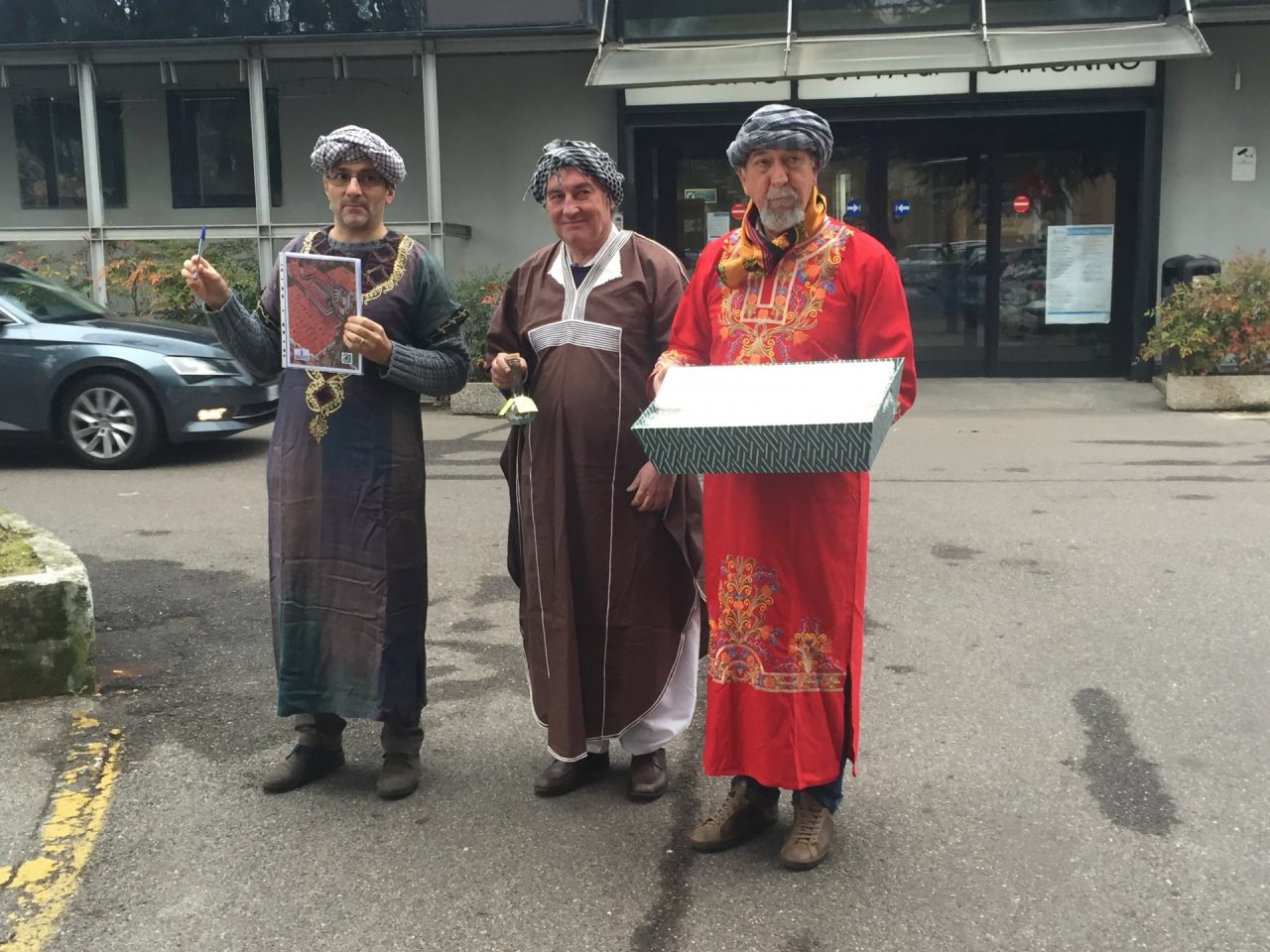 Re Mogi in municipio a Saronno con doni speciali
