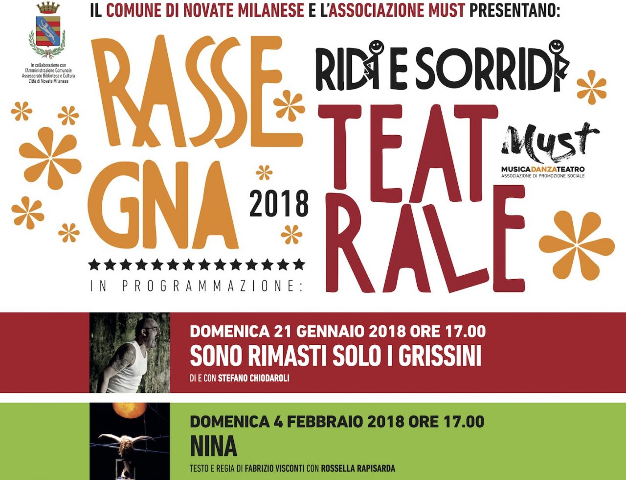 Rassegna teatrale Ridi e Sorridi da Saronno a Novate