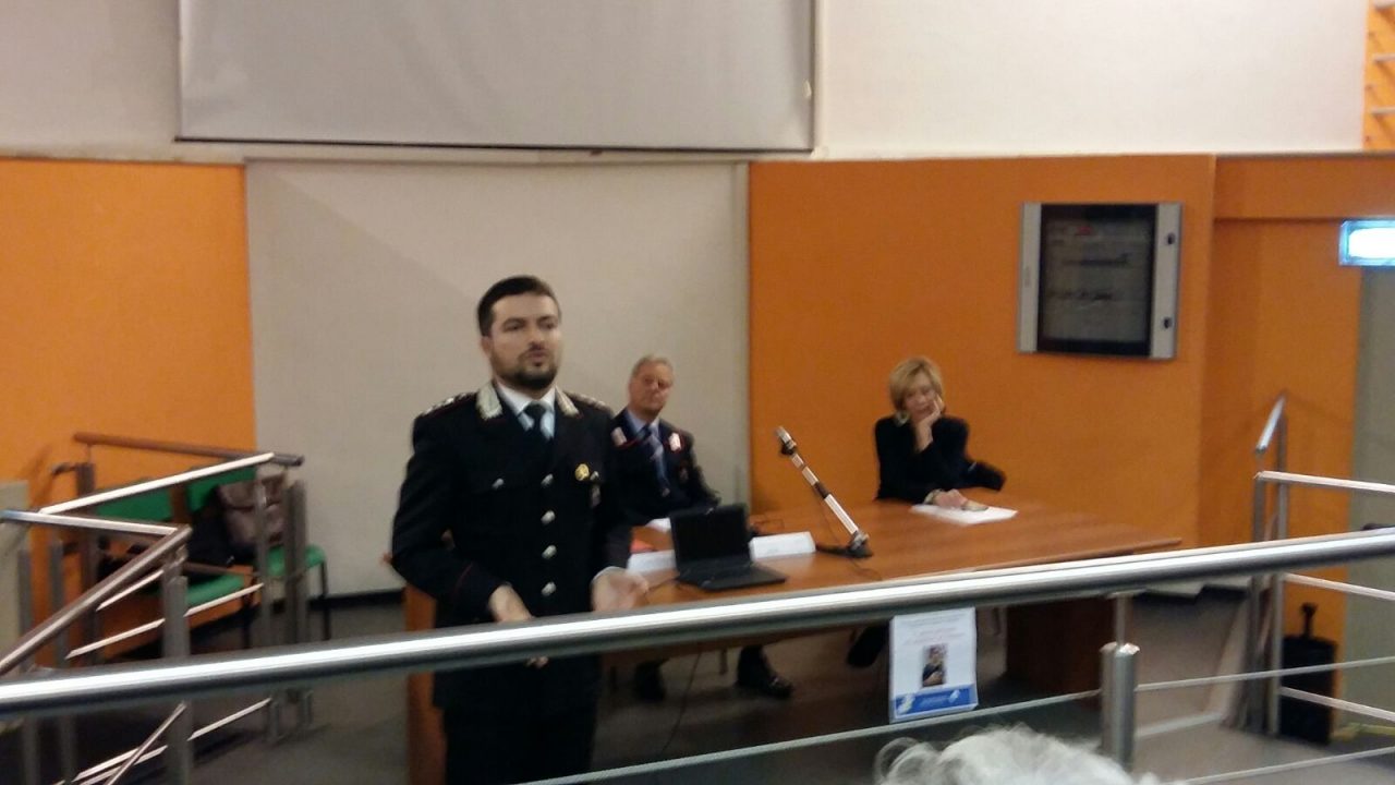 Tema sicurezza, un incontro con l’Arma dei Carabinieri