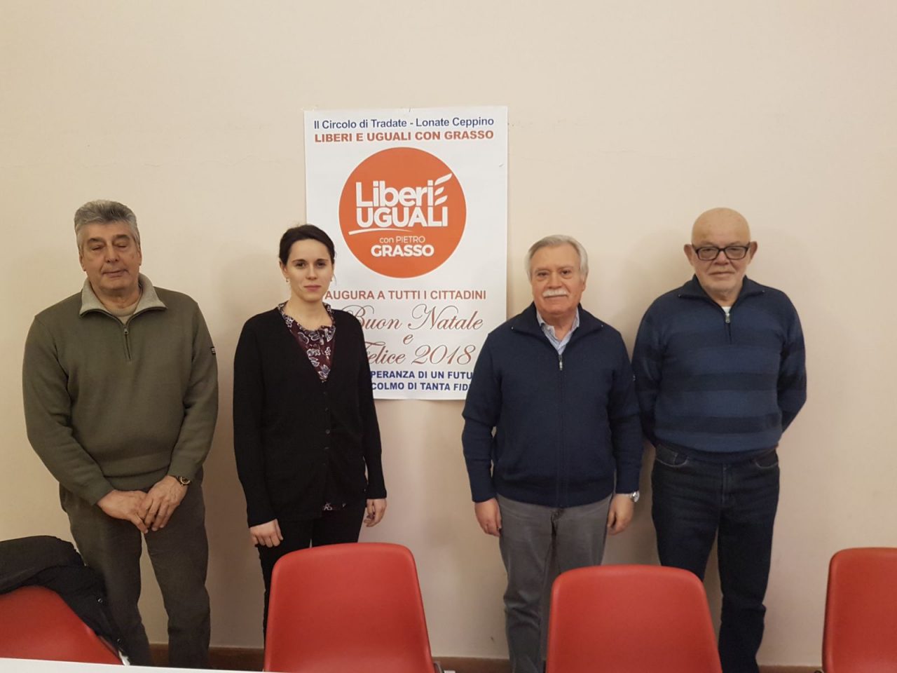 Elezioni, Liberi e Uguali Tradate: “Risultato deludente ma a Tradate meglio che altrove”