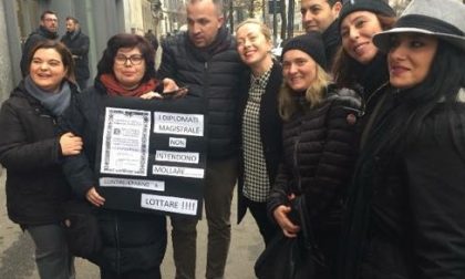 Sit-in docenti: a Milano una delegazione di maestri rhodensi
