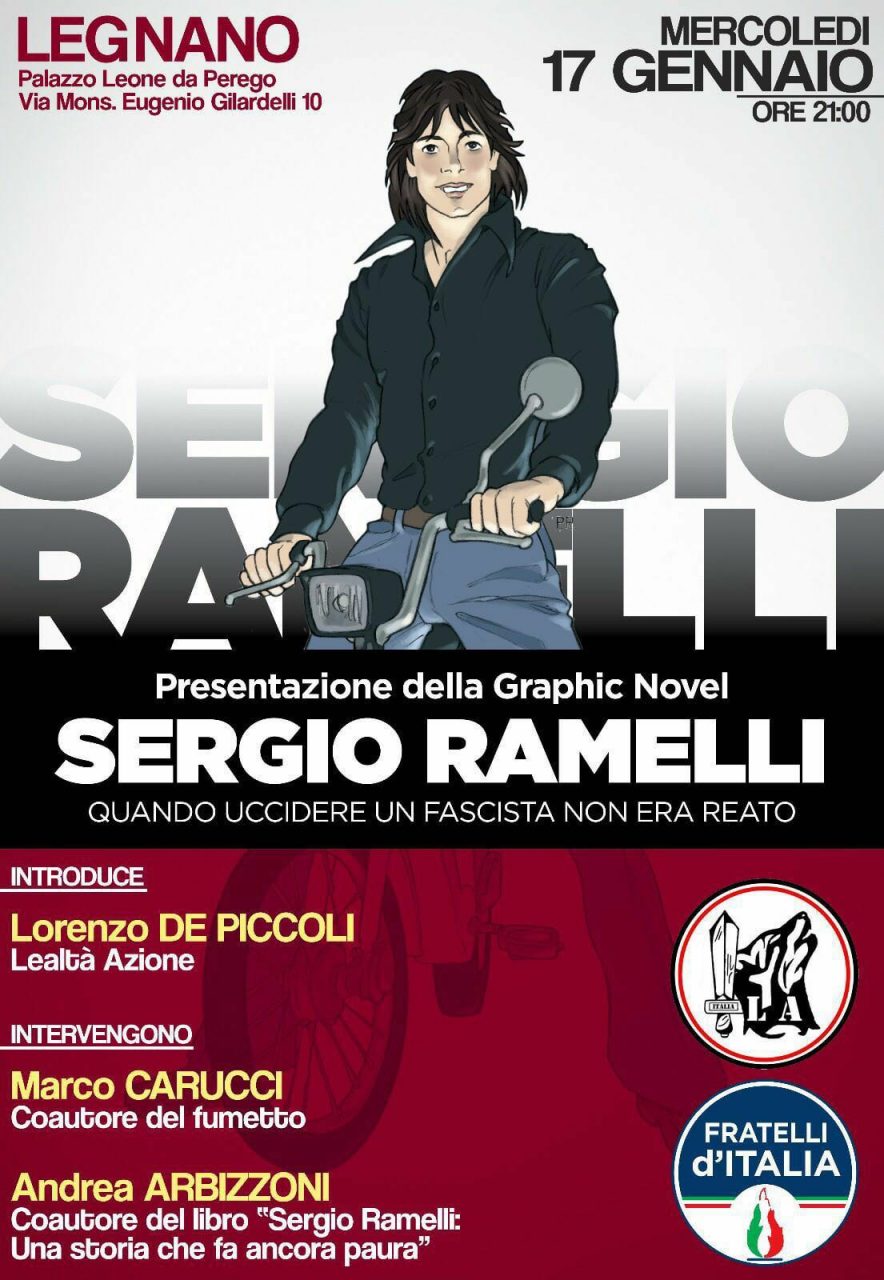 Fumetto su Ramelli, Pd: “Comune non conceda la sala”
