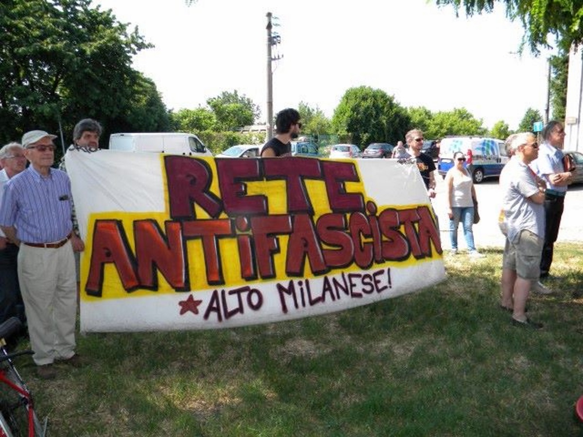 Presidio antifascista contro il fumetto su Ramelli