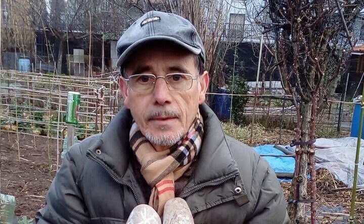 Sassi con simboli celtici nel suo orto
