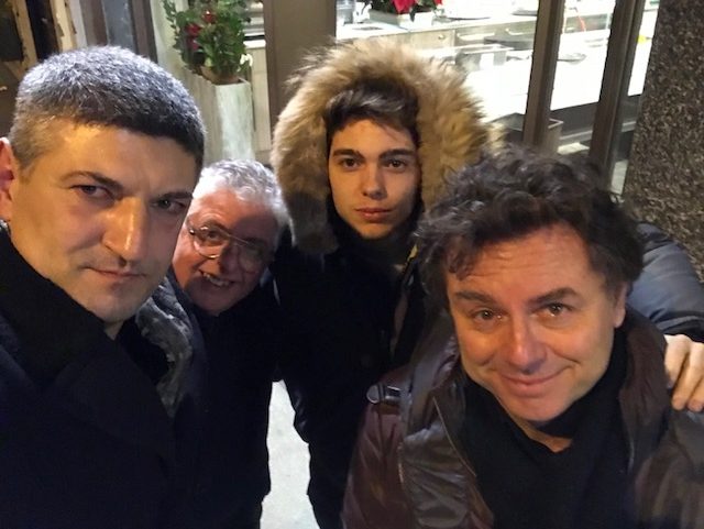Franco Fasano a Saronno per incontrare l’amico Silighini