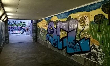 Murales sottopasso a Parabiago ancora vandalizzati