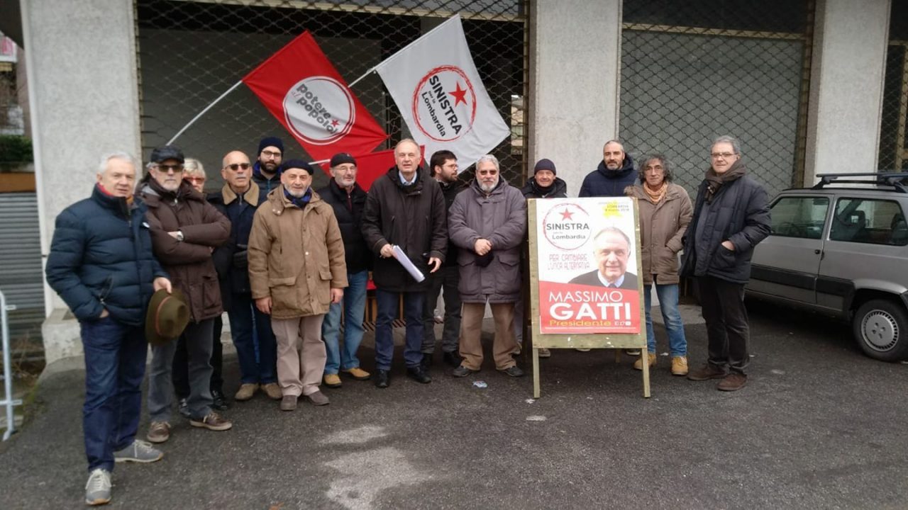 Massimo Gatti (Sinistra per la Lombardia) visita il bene confiscato