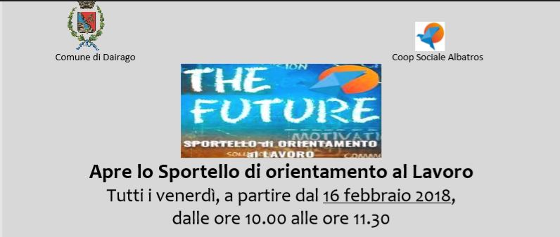 Apre lo Sportello di orientamento al Lavoro