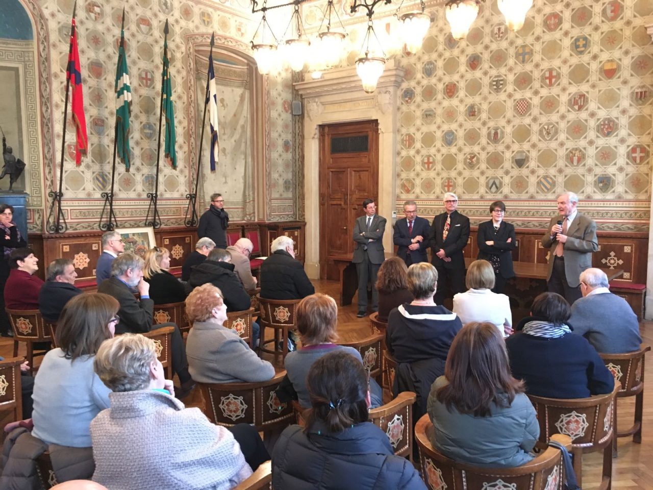 Nella sala degli stemmi a Palazzo Malinverni è stato ricordato Giorgio D’Ilario