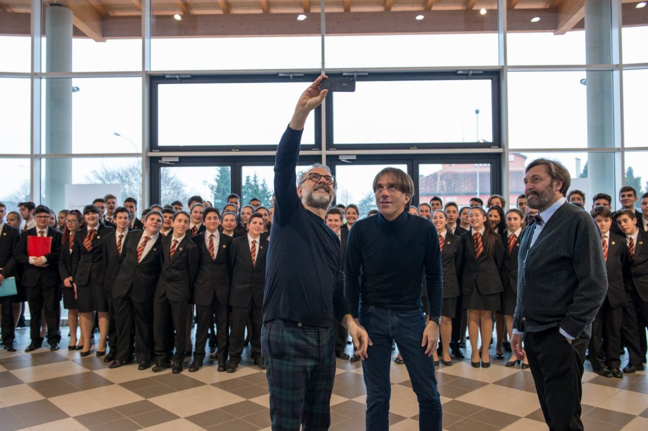 Bottura in cattedra all’Olmo: “Lo chef non è una rock star”