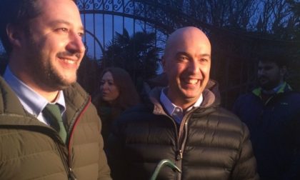 Salvini a Vittuone per la confisca del campo rom FOTO e VIDEO