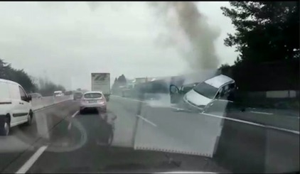 Grave incidente sull’A8 all’altezza di Legnano VIDEO