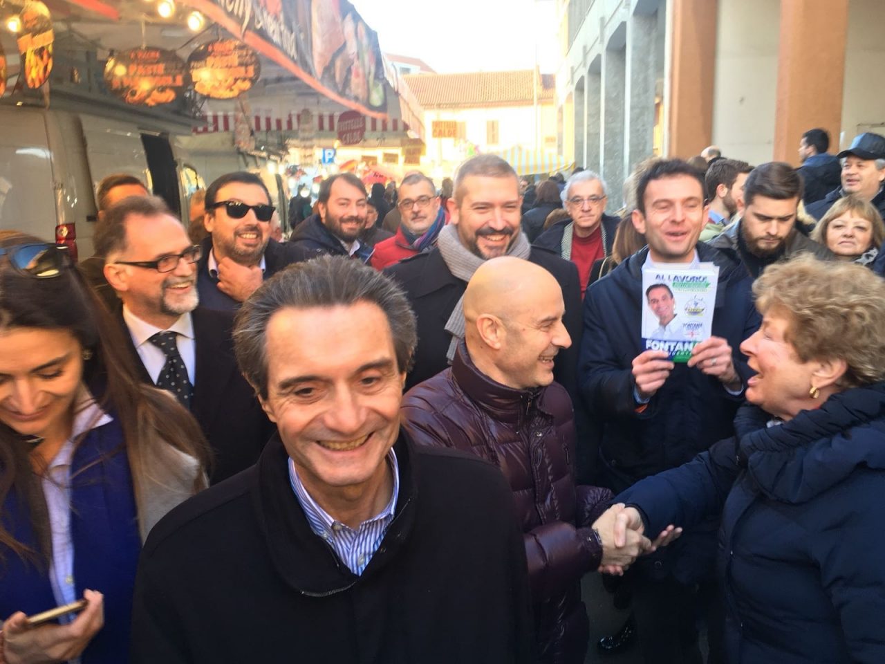 Attilio Fontana a Magenta VIDEO