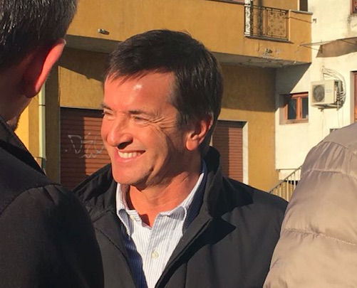 Giorgio Gori a Cornaredo per la visita ad un bene confiscato alla mafia
