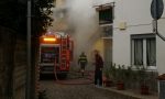 Incendio in casa a Pogliano Milanese VIDEO