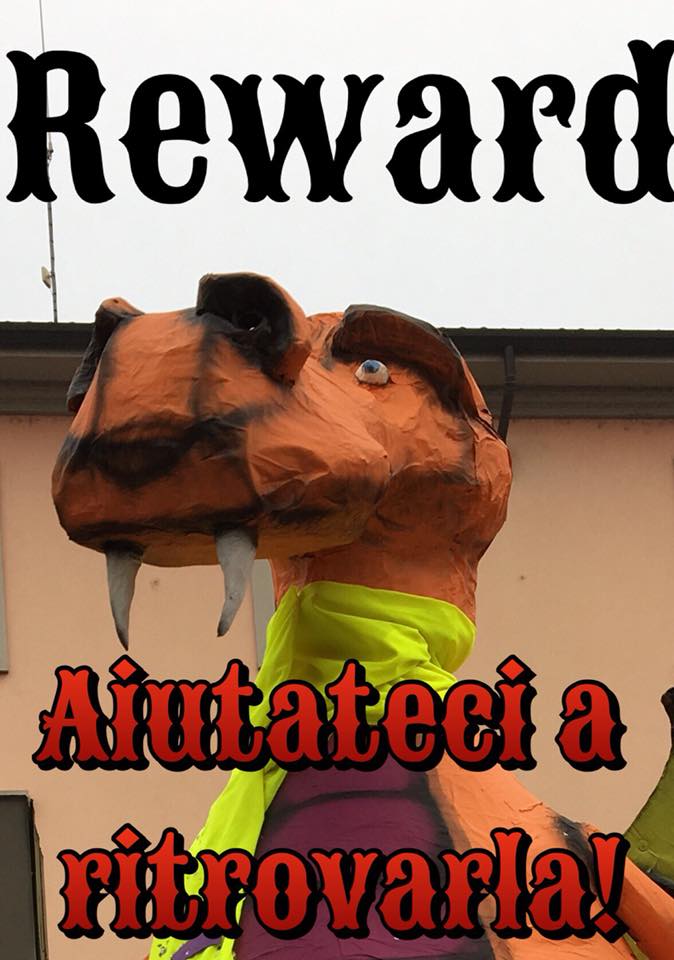 Rubato pezzo del carro di Carnevale: l’appello per ritrovarlo