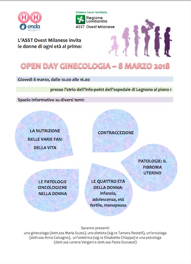 8 marzo: tutte le donne sono invitate al primo open day di ginecologia