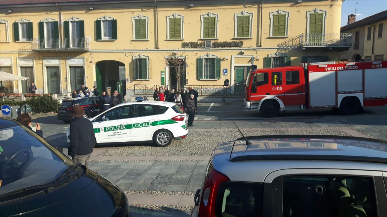 Assalto al bancomat a Boffalora: paura in centro