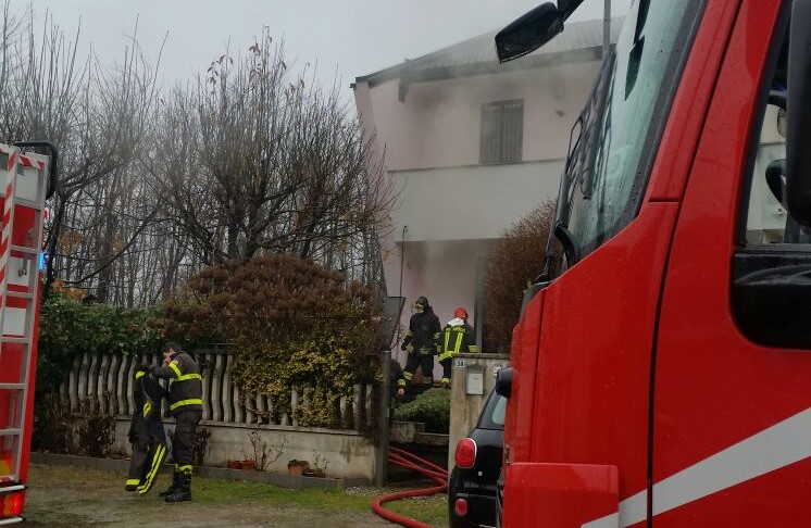 Incendio in via Baracca