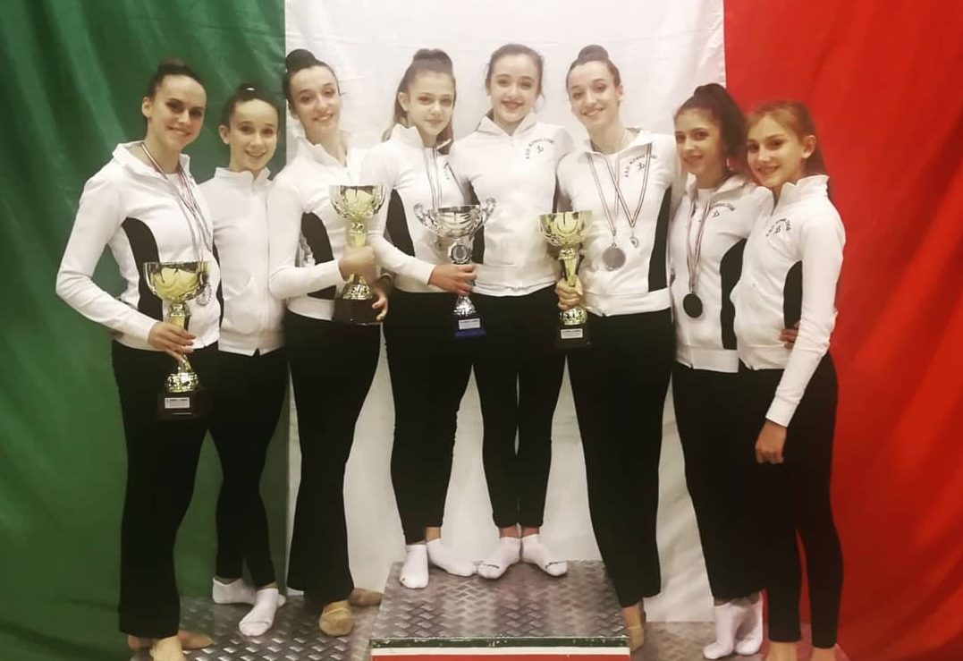 Ginnastica ritmica, Kinesis da record con sette atlete ai Nazionali
