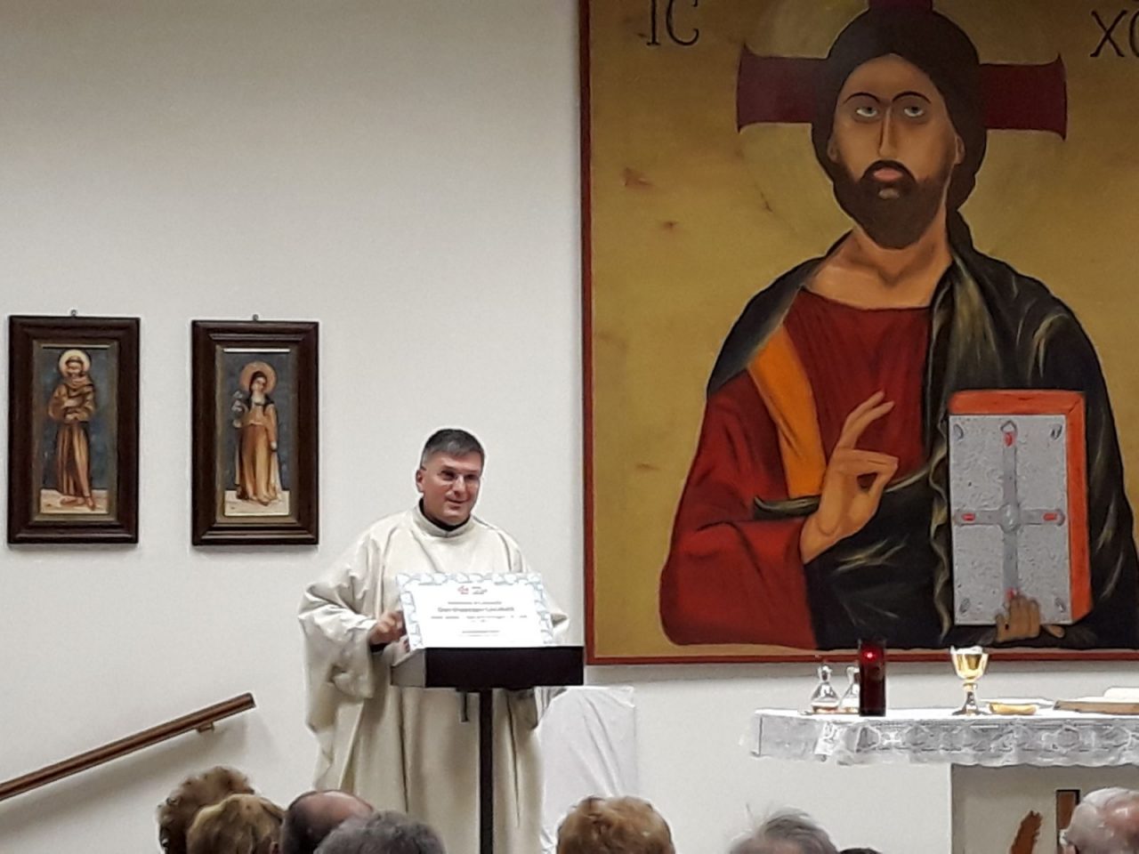 Il refettorio di Magenta dedicato a Monsignor Locatelli