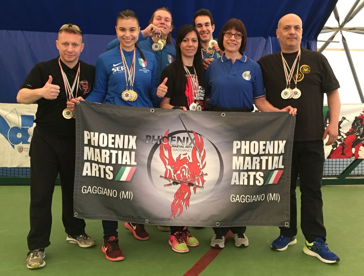 Stick Fighting, brillano gli atleti della Phoenix Martial Arts di Gaggiano