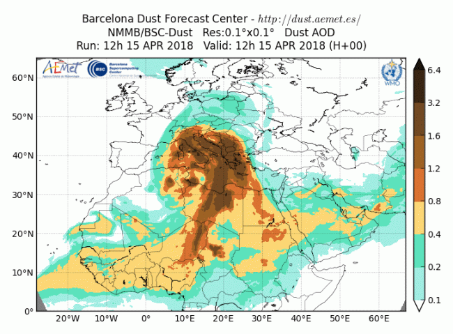 La sabbia del Sahara farà sciogliere prima le neve, ecco perchè