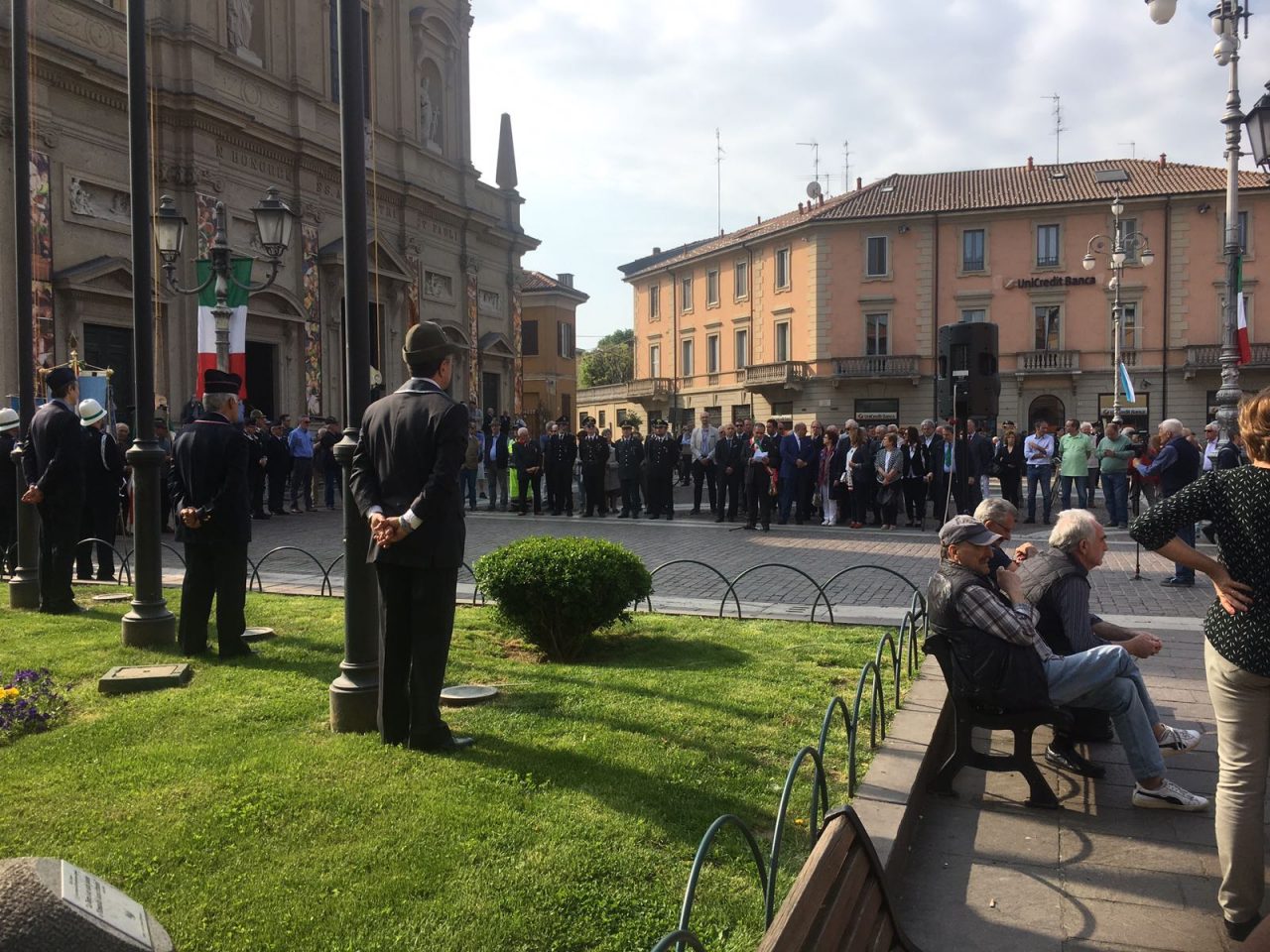 I festeggiamenti del 25 aprile a Saronno