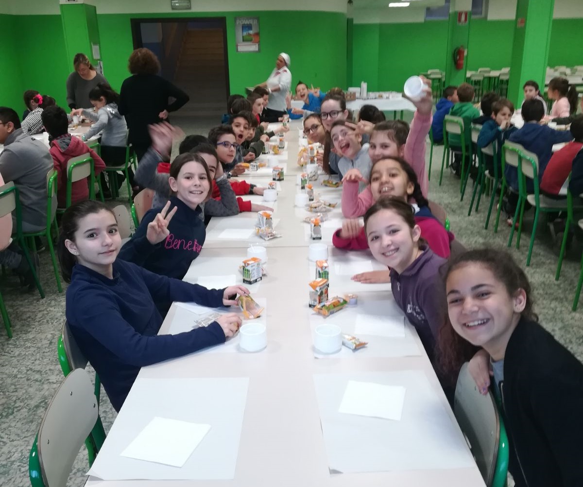 Colazione in classe a San Vittore Olona FOTO