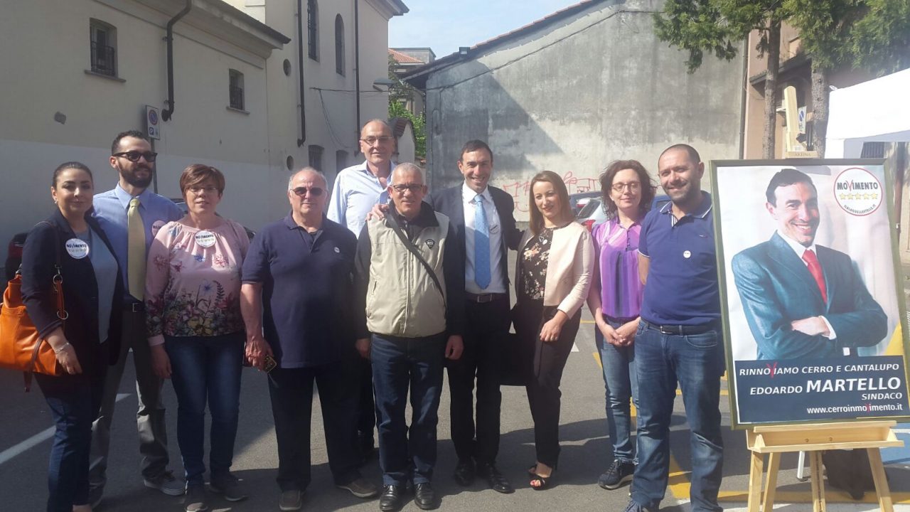 Cerro, elezioni: il grillino Edoardo Martello si presenta ai cittadini FOTO E VIDEO