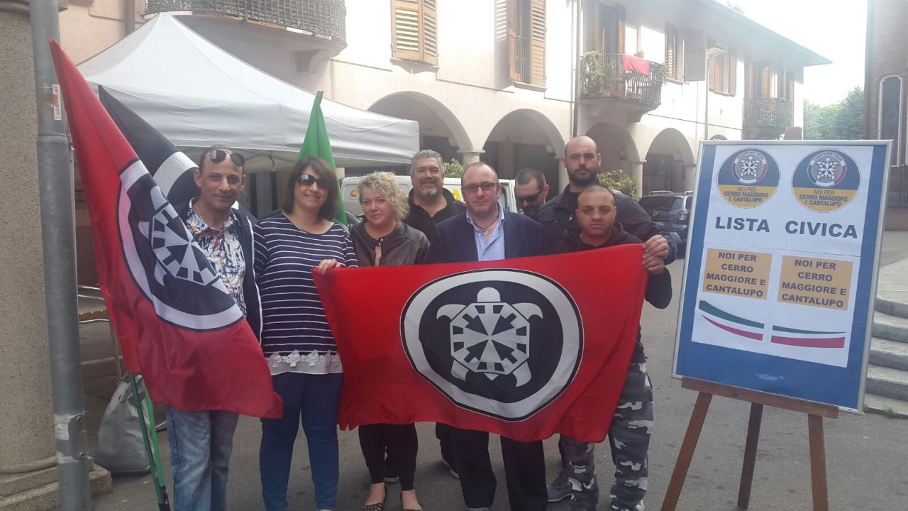Fabio Tomasoni candidato di “Noi per Cerro e Cantalupo” con Casapound FOTO E VIDEO