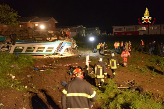 Disastro ferroviario Caluso, il video shock del momento dell’incidente