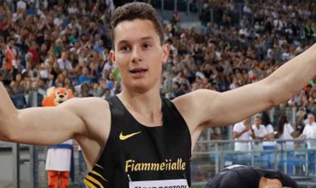 Nuovo record di Filippo Tortu: secondo sprinter azzurro di sempre dopo Mennea