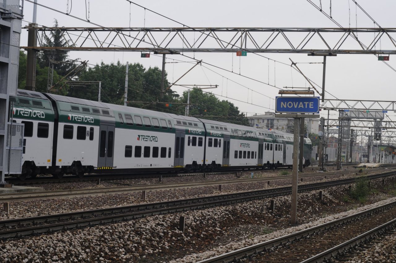 Rissa sul treno, paura alla stazione di Novate