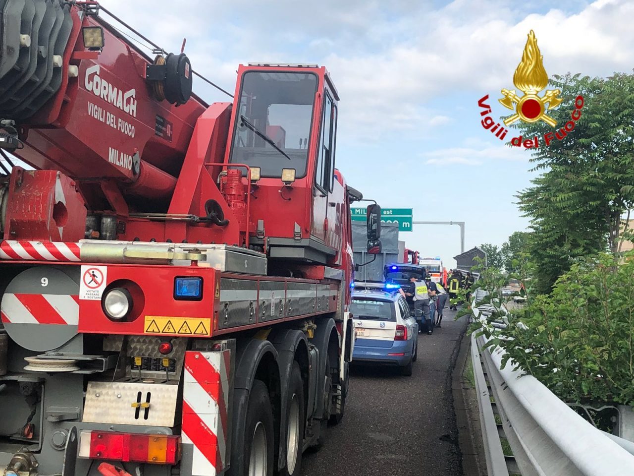 Incidente in Autostrada A4 con mezzo pesante: code verso Milano FOTO