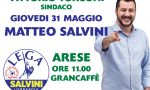 Matteo Salvini ad Arese per sostenere Vittorio Turconi