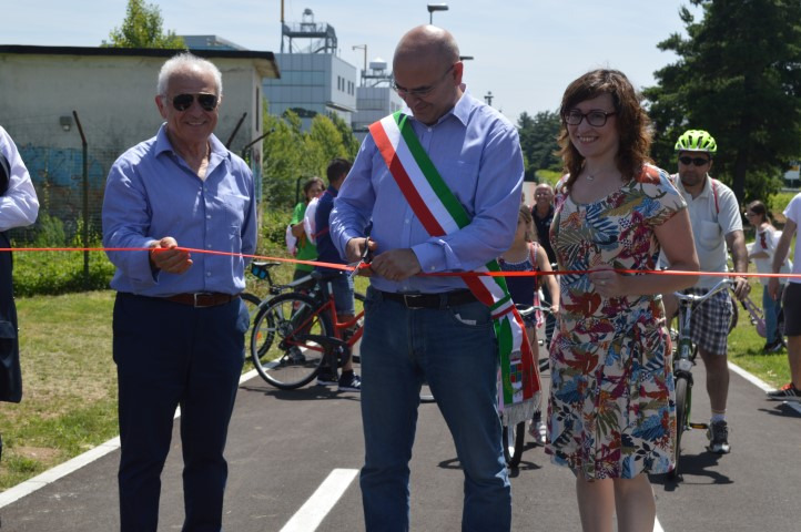 Inaugurato il completamento della ciclabile Garbatola-Betulle