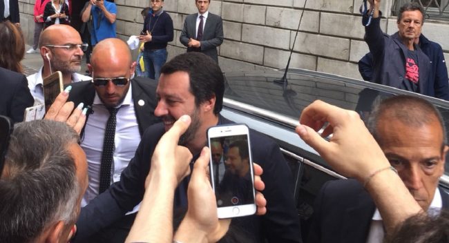 Matteo Salvini a Como: “Apriamo centro di espulsione in ogni Regione”