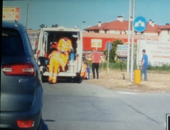 Ciclista ferito a Corbetta
